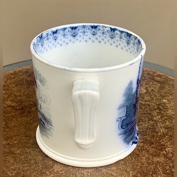 c. 1850s Antique Duke of Wellington at Waterloo Transferware Mug - Picture 5 of 16